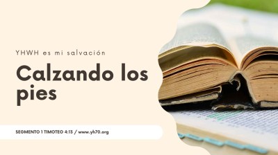 Calzando los pies Efesios 6:15